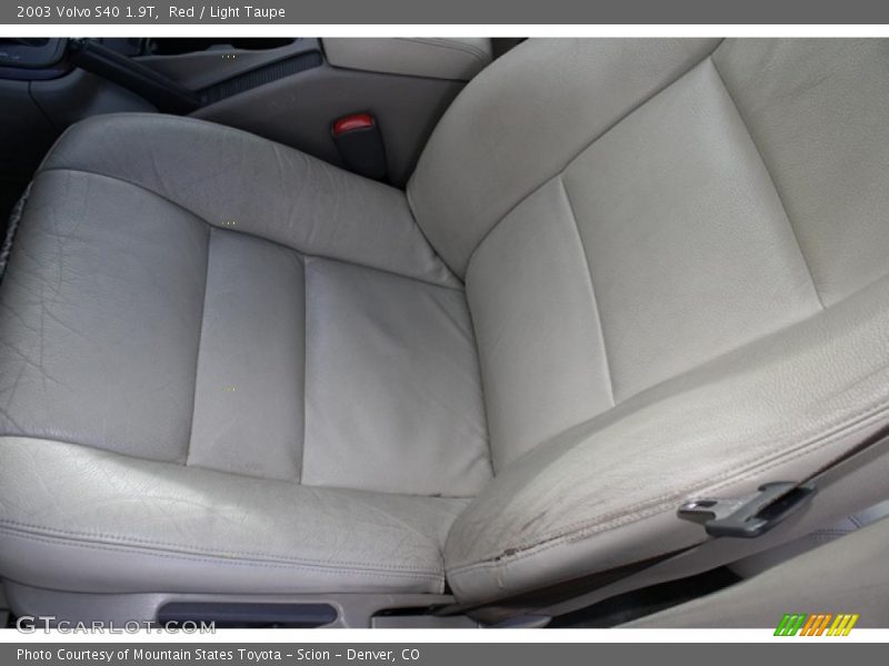 Red / Light Taupe 2003 Volvo S40 1.9T