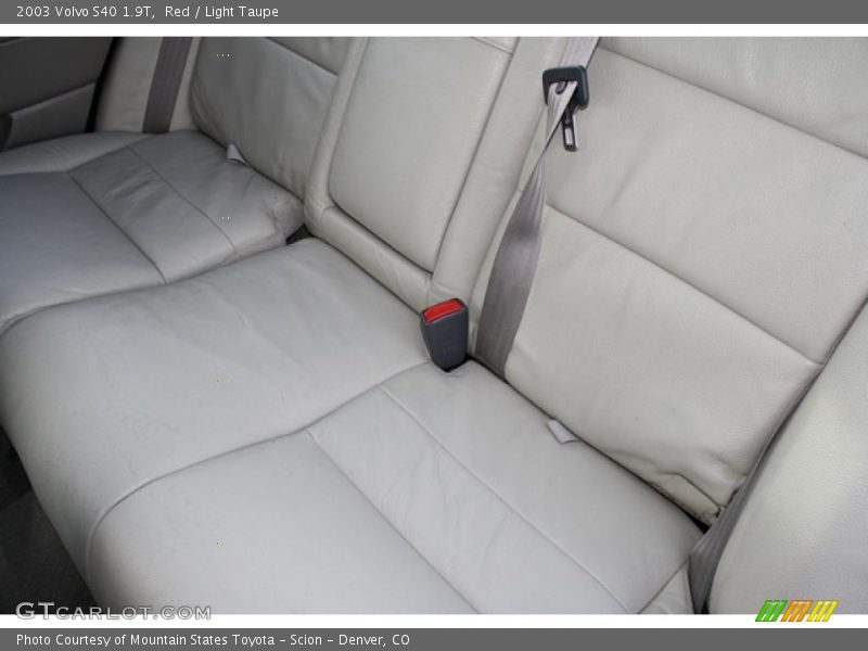 Red / Light Taupe 2003 Volvo S40 1.9T