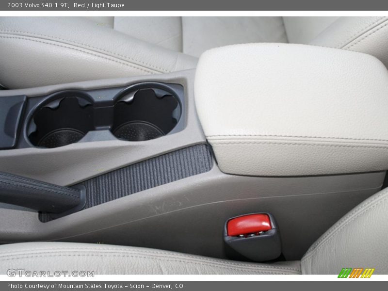 Red / Light Taupe 2003 Volvo S40 1.9T