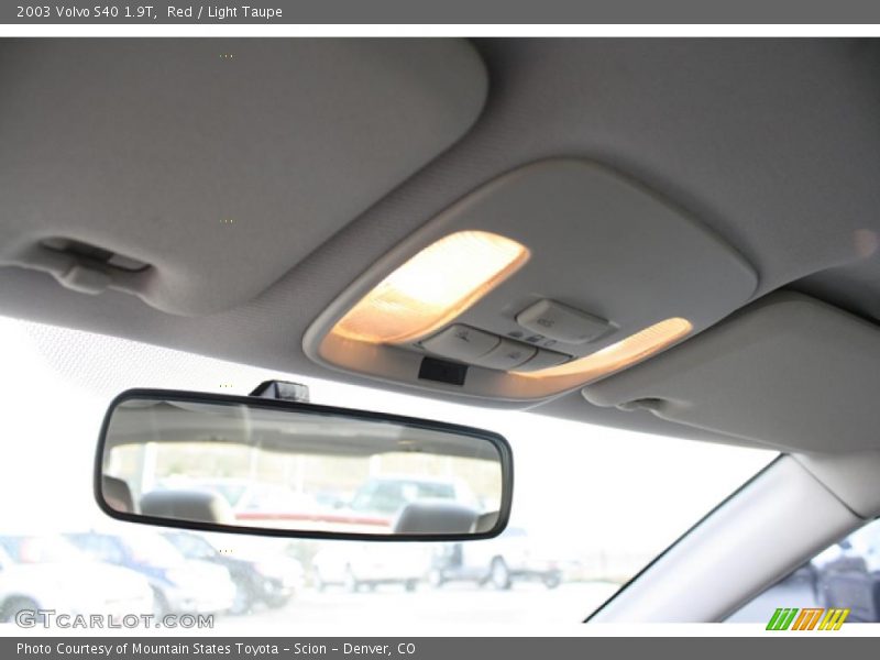 Red / Light Taupe 2003 Volvo S40 1.9T