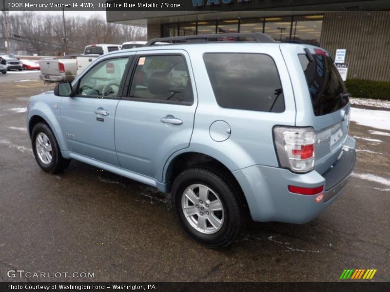Light Ice Blue Metallic / Stone 2008 Mercury Mariner I4 4WD