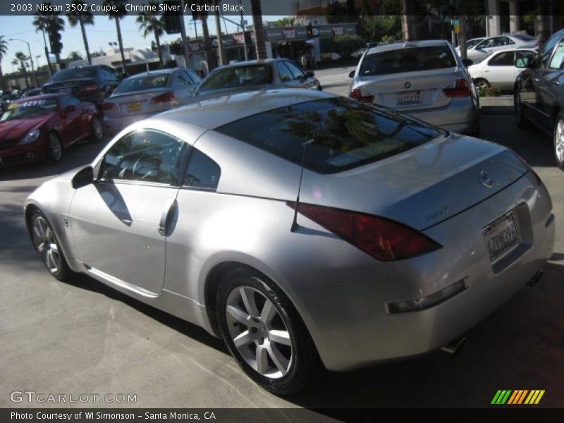 Chrome Silver / Carbon Black 2003 Nissan 350Z Coupe