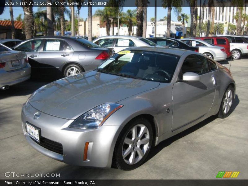 Chrome Silver / Carbon Black 2003 Nissan 350Z Coupe