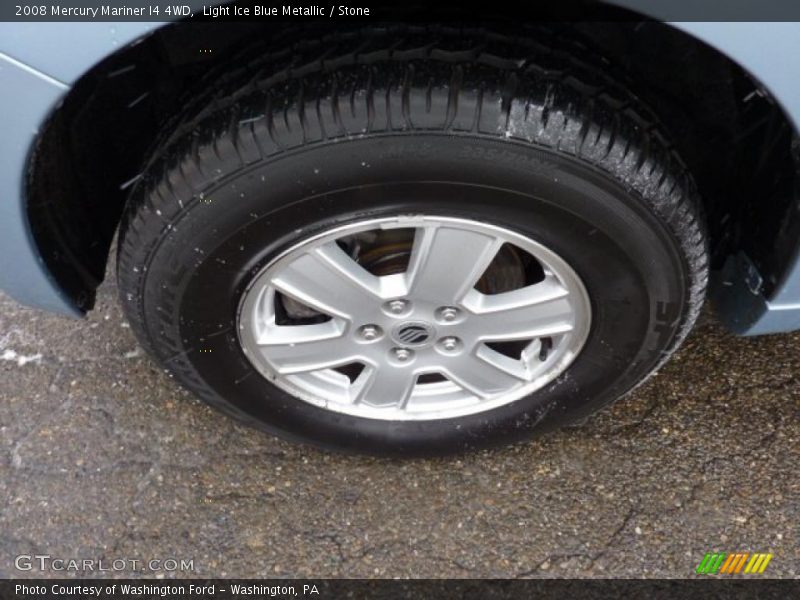 Light Ice Blue Metallic / Stone 2008 Mercury Mariner I4 4WD