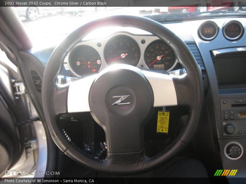 Chrome Silver / Carbon Black 2003 Nissan 350Z Coupe