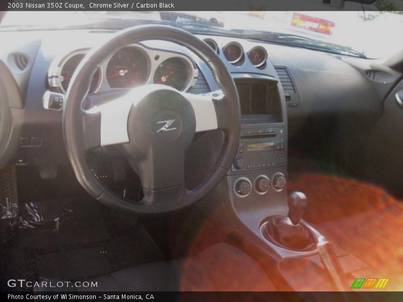 Chrome Silver / Carbon Black 2003 Nissan 350Z Coupe