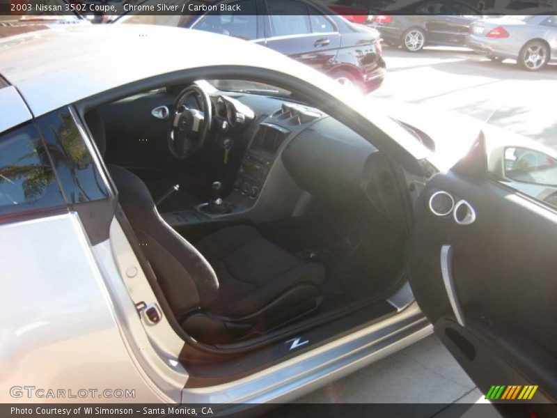 Chrome Silver / Carbon Black 2003 Nissan 350Z Coupe