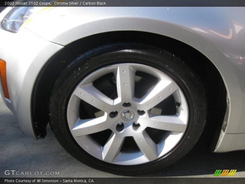 Chrome Silver / Carbon Black 2003 Nissan 350Z Coupe