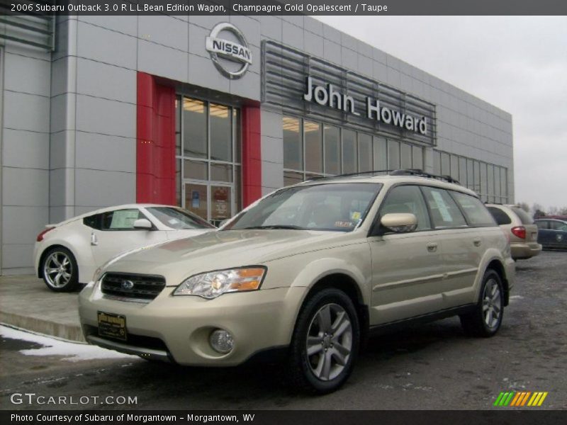 Champagne Gold Opalescent / Taupe 2006 Subaru Outback 3.0 R L.L.Bean Edition Wagon
