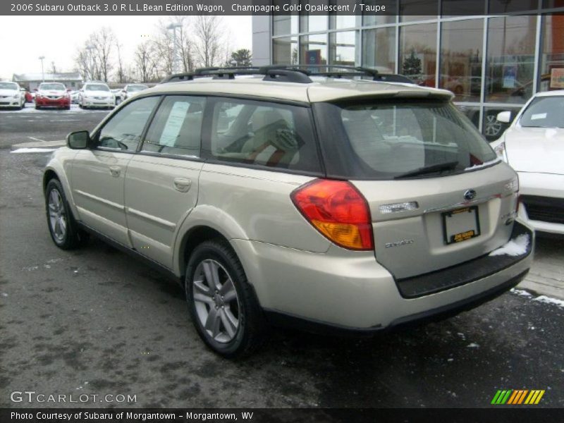 Champagne Gold Opalescent / Taupe 2006 Subaru Outback 3.0 R L.L.Bean Edition Wagon
