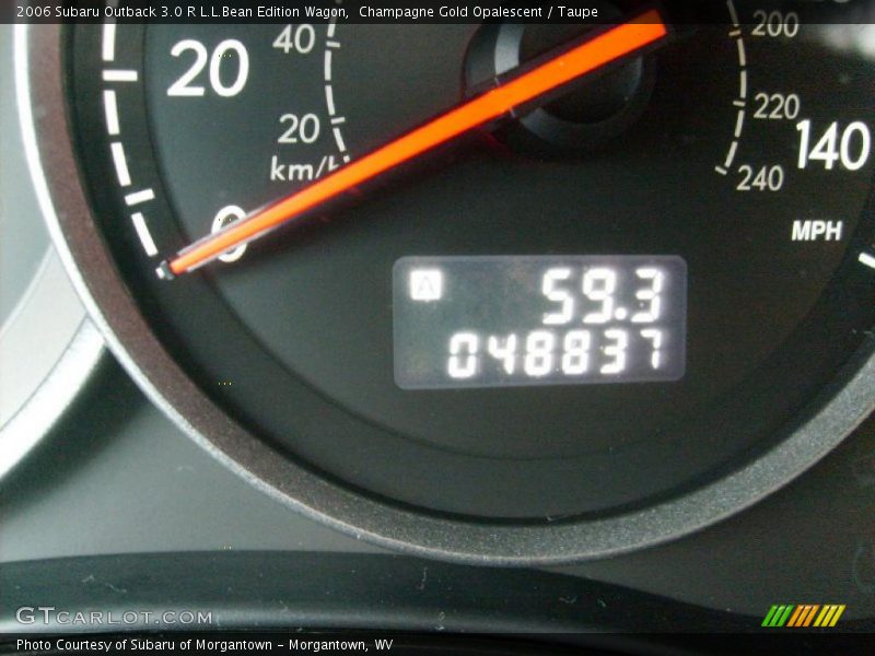 Champagne Gold Opalescent / Taupe 2006 Subaru Outback 3.0 R L.L.Bean Edition Wagon