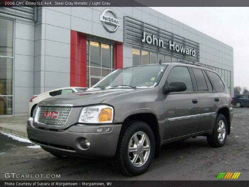 Steel Gray Metallic / Light Gray 2008 GMC Envoy SLE 4x4