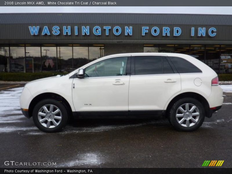 White Chocolate Tri Coat / Charcoal Black 2008 Lincoln MKX AWD