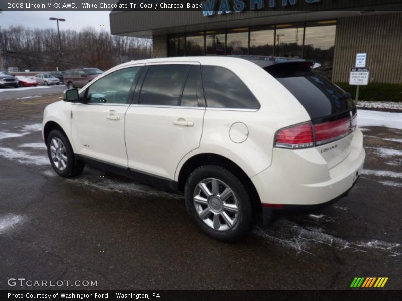 White Chocolate Tri Coat / Charcoal Black 2008 Lincoln MKX AWD