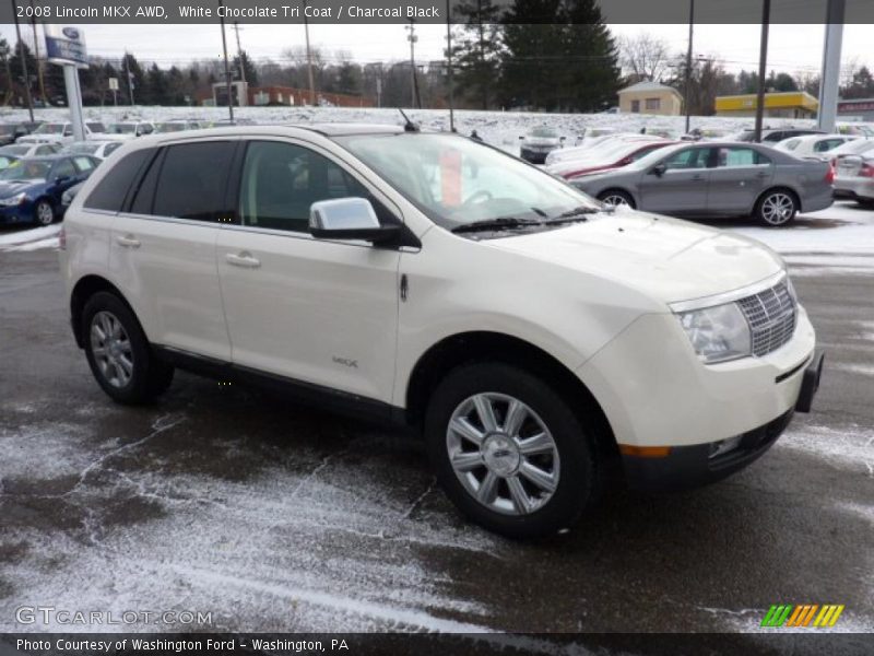 White Chocolate Tri Coat / Charcoal Black 2008 Lincoln MKX AWD