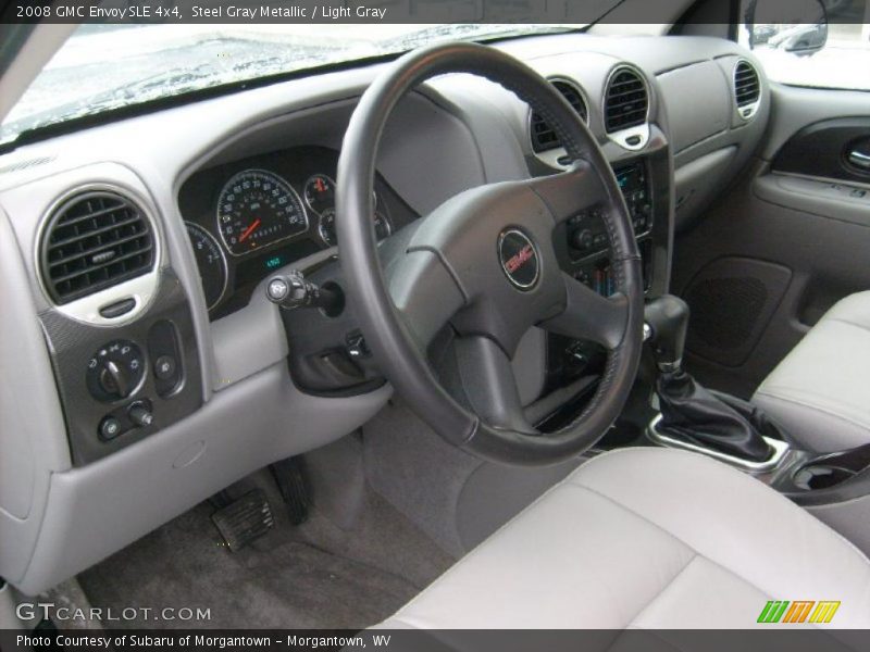 Steel Gray Metallic / Light Gray 2008 GMC Envoy SLE 4x4