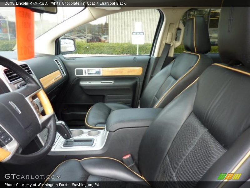 White Chocolate Tri Coat / Charcoal Black 2008 Lincoln MKX AWD