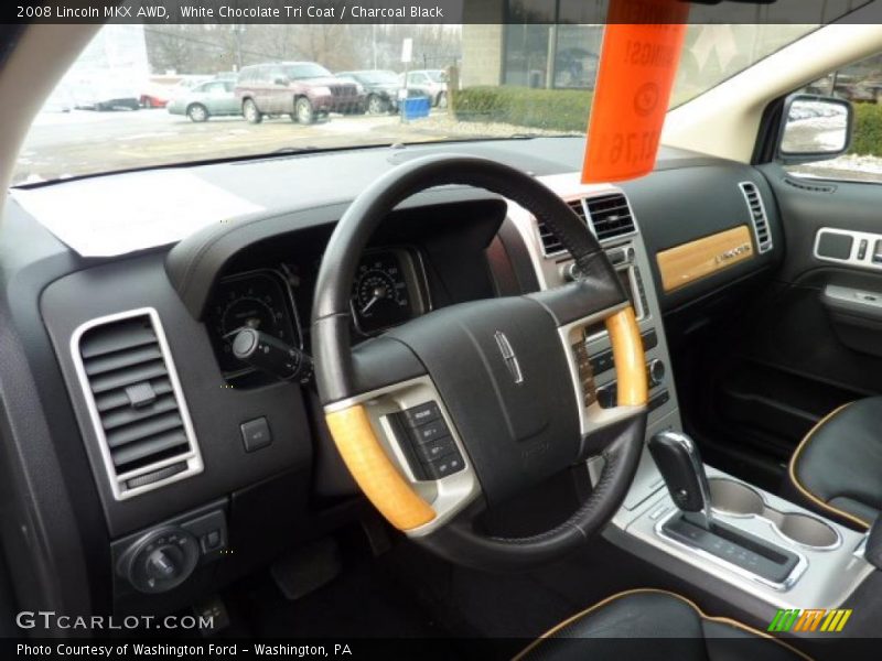 White Chocolate Tri Coat / Charcoal Black 2008 Lincoln MKX AWD