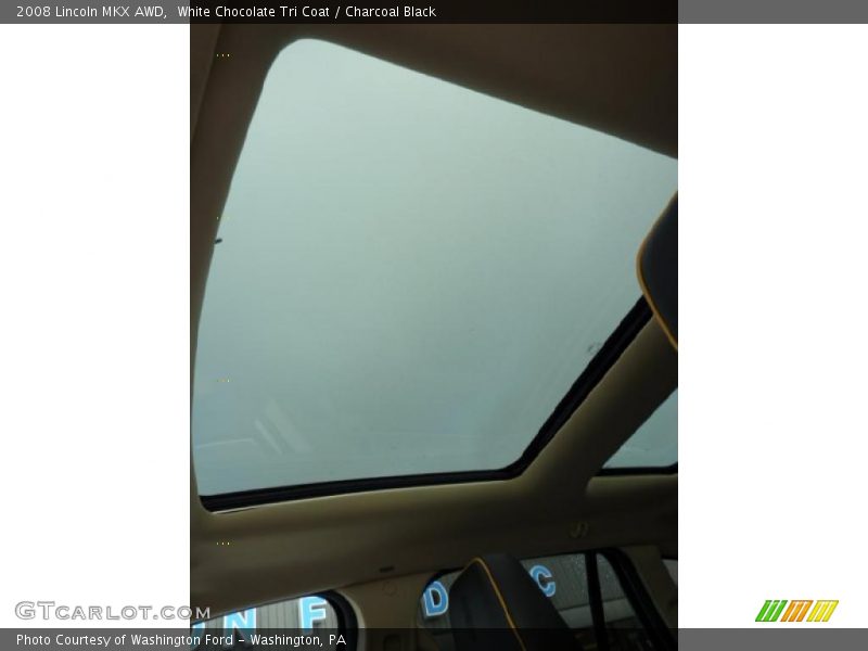 White Chocolate Tri Coat / Charcoal Black 2008 Lincoln MKX AWD