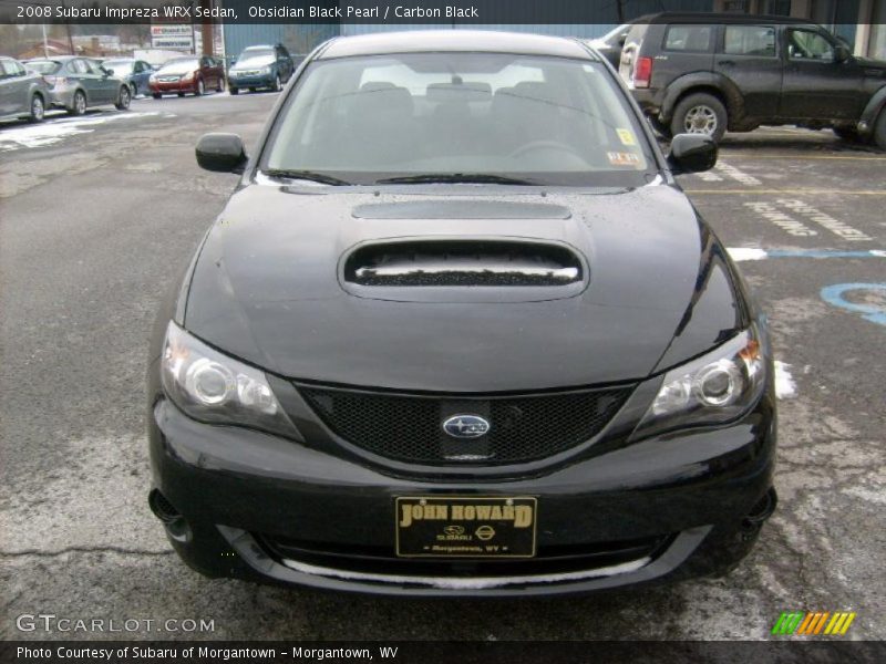 Obsidian Black Pearl / Carbon Black 2008 Subaru Impreza WRX Sedan