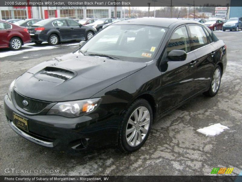 Obsidian Black Pearl / Carbon Black 2008 Subaru Impreza WRX Sedan