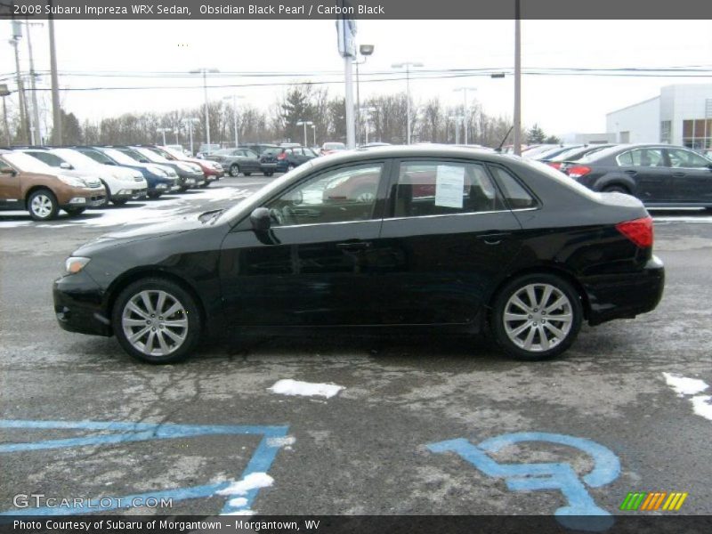 Obsidian Black Pearl / Carbon Black 2008 Subaru Impreza WRX Sedan