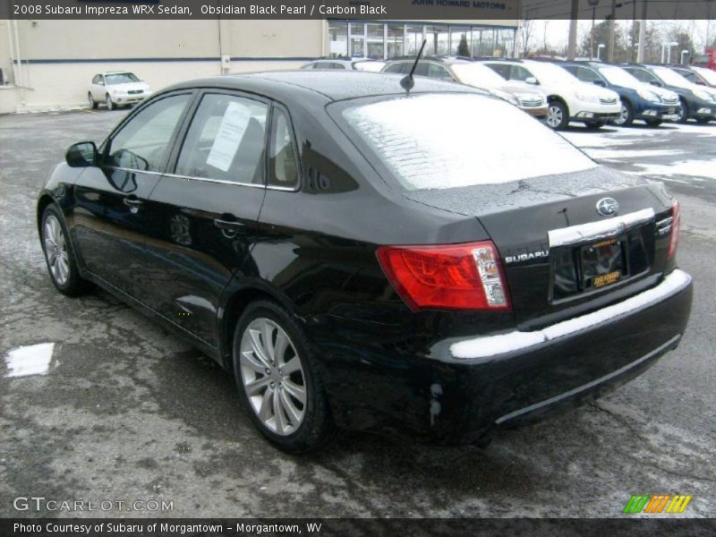 Obsidian Black Pearl / Carbon Black 2008 Subaru Impreza WRX Sedan