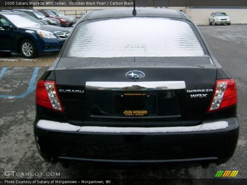 Obsidian Black Pearl / Carbon Black 2008 Subaru Impreza WRX Sedan