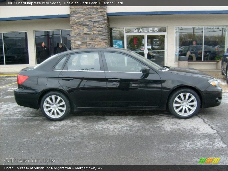 Obsidian Black Pearl / Carbon Black 2008 Subaru Impreza WRX Sedan