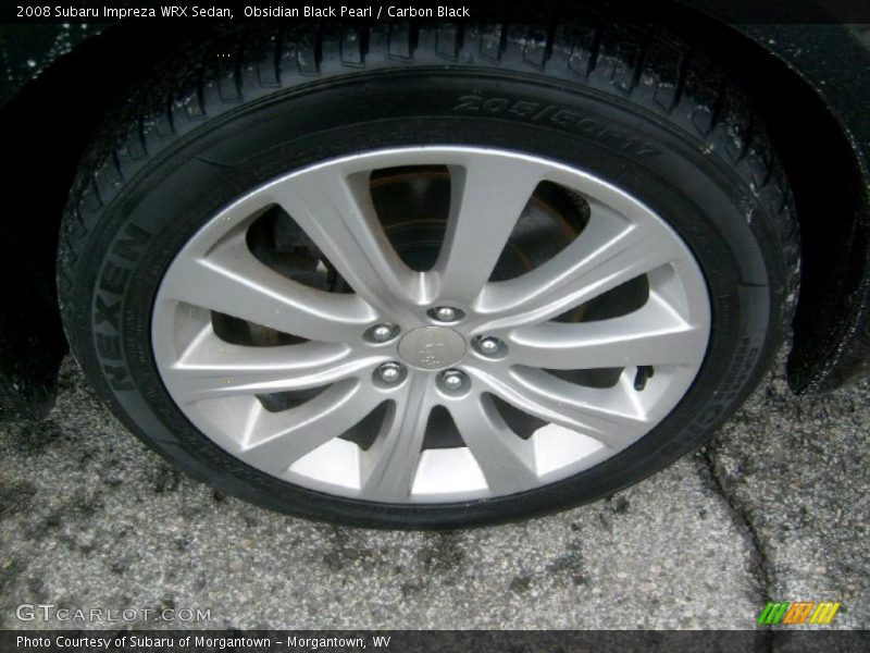 Obsidian Black Pearl / Carbon Black 2008 Subaru Impreza WRX Sedan