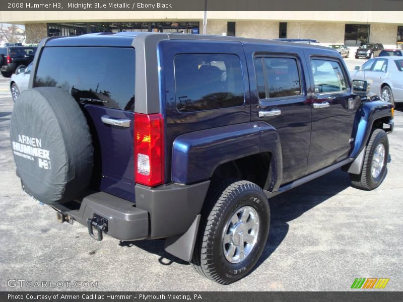 Midnight Blue Metallic / Ebony Black 2008 Hummer H3
