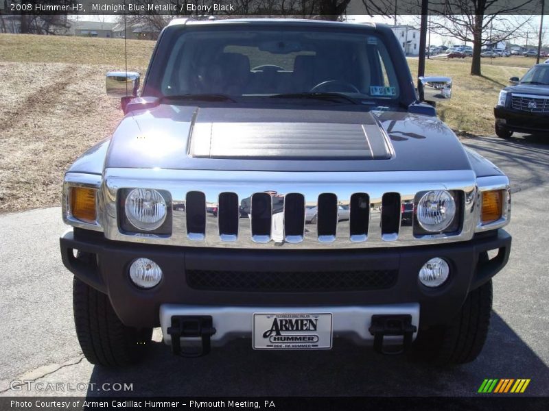Midnight Blue Metallic / Ebony Black 2008 Hummer H3