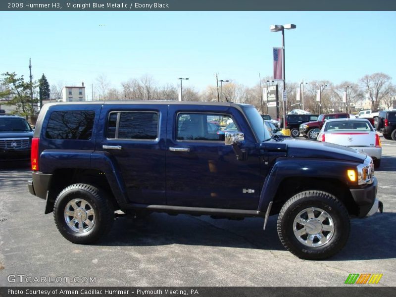 Midnight Blue Metallic / Ebony Black 2008 Hummer H3