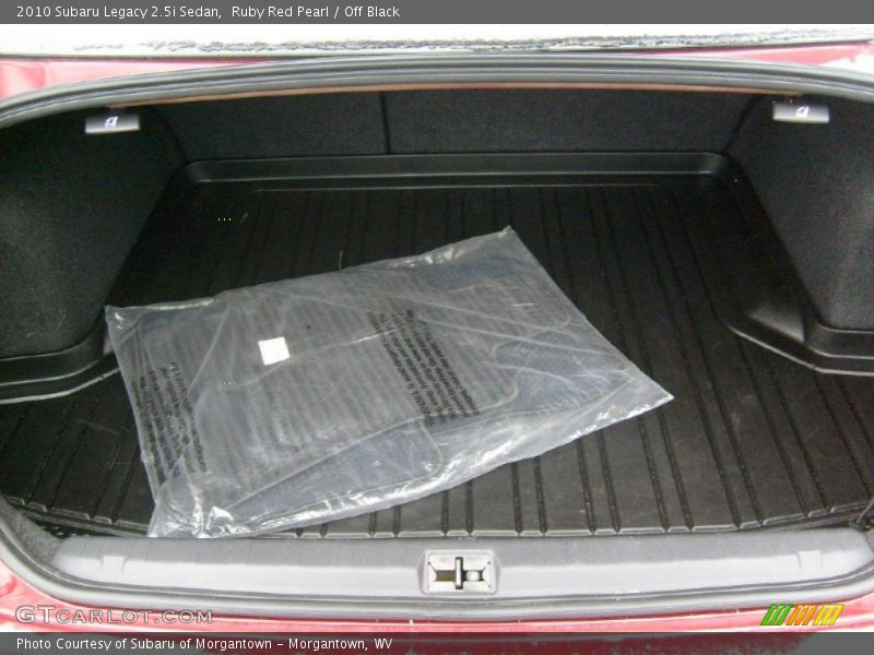 Ruby Red Pearl / Off Black 2010 Subaru Legacy 2.5i Sedan