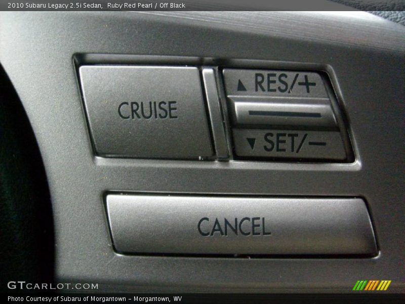 Ruby Red Pearl / Off Black 2010 Subaru Legacy 2.5i Sedan