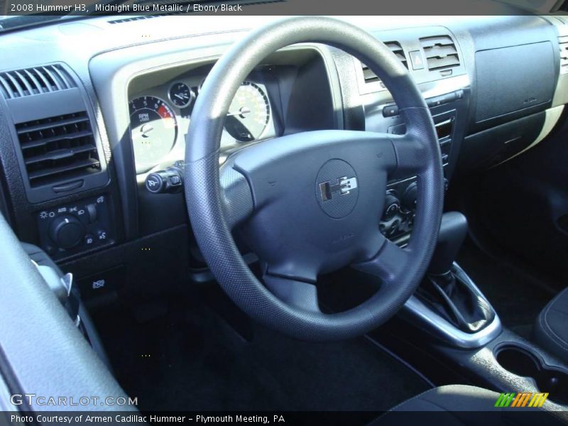 Midnight Blue Metallic / Ebony Black 2008 Hummer H3