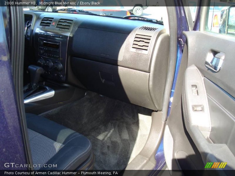 Midnight Blue Metallic / Ebony Black 2008 Hummer H3