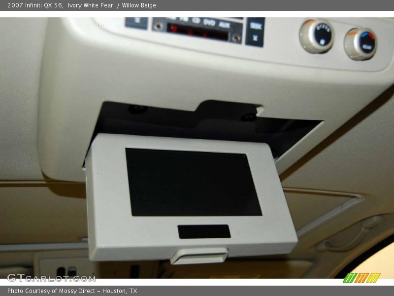 Ivory White Pearl / Willow Beige 2007 Infiniti QX 56
