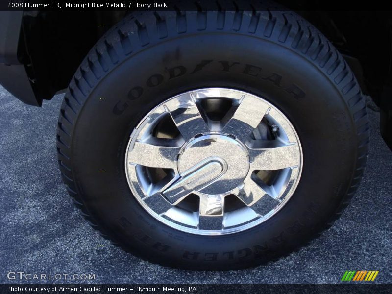 Midnight Blue Metallic / Ebony Black 2008 Hummer H3