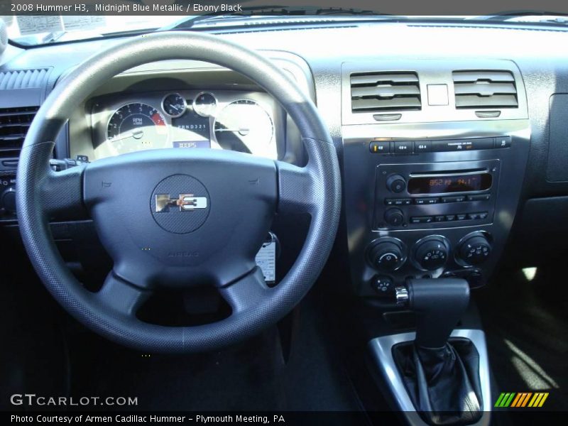 Midnight Blue Metallic / Ebony Black 2008 Hummer H3