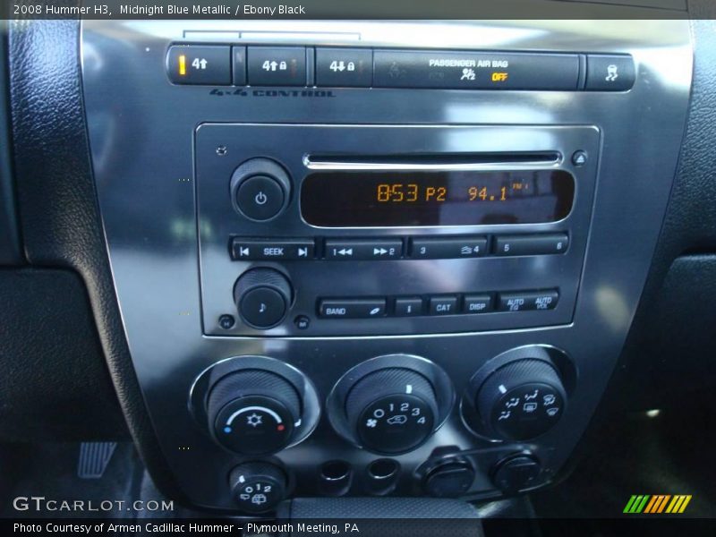 Midnight Blue Metallic / Ebony Black 2008 Hummer H3
