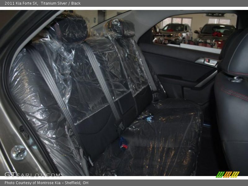 Titanium Silver / Black 2011 Kia Forte SX