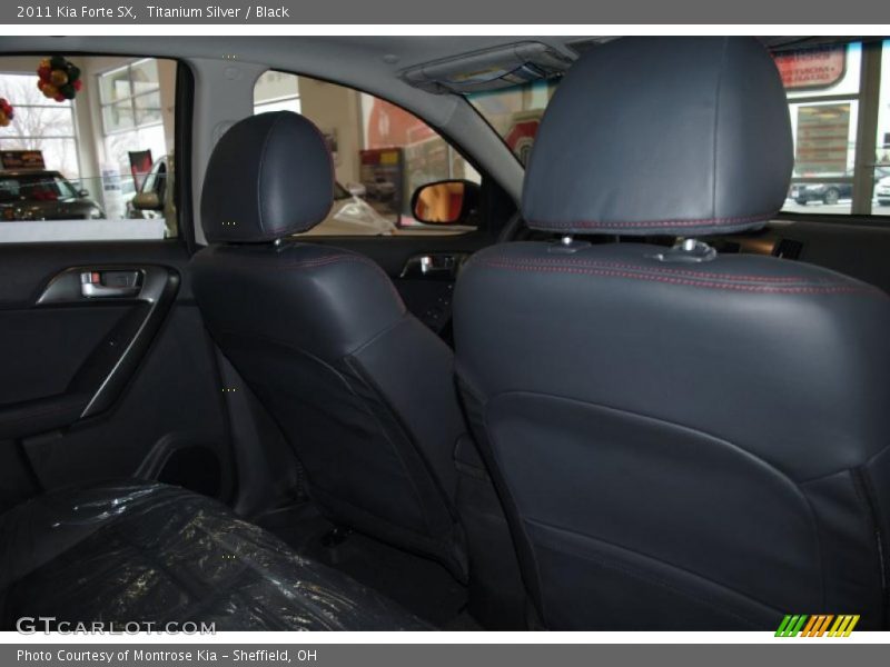 Titanium Silver / Black 2011 Kia Forte SX