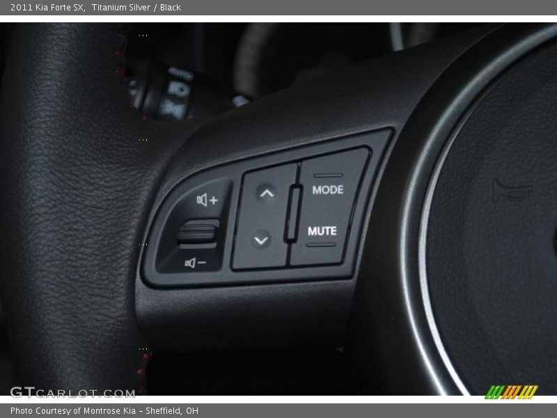 Titanium Silver / Black 2011 Kia Forte SX