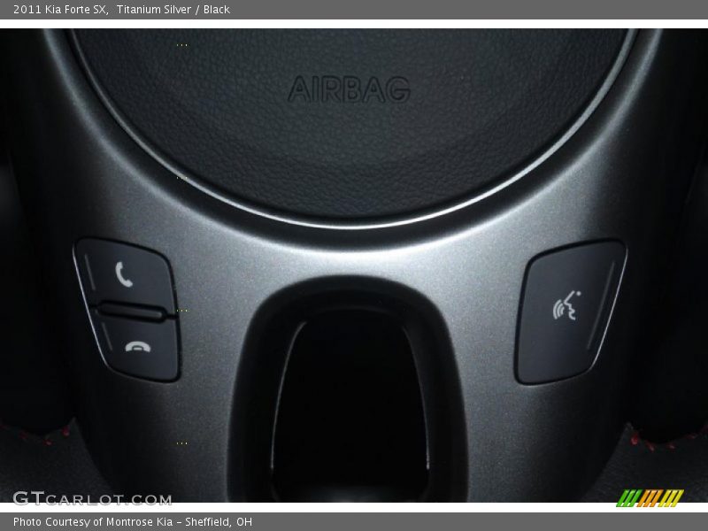 Titanium Silver / Black 2011 Kia Forte SX