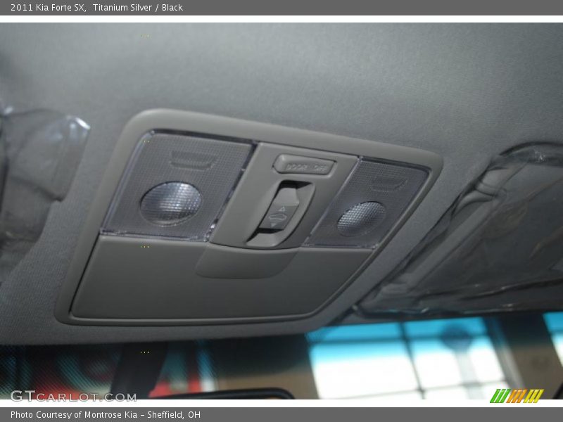 Titanium Silver / Black 2011 Kia Forte SX