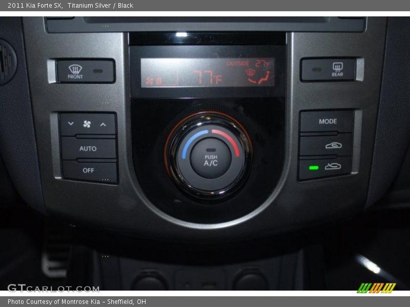 Titanium Silver / Black 2011 Kia Forte SX