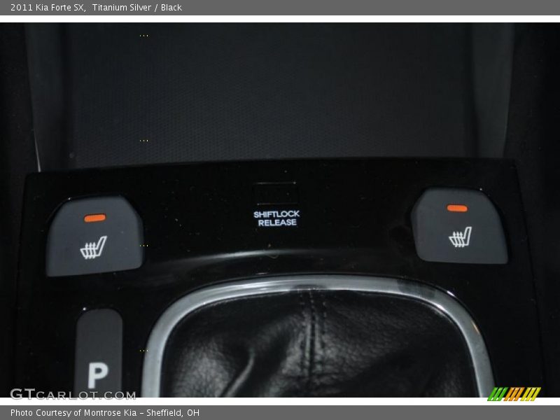 Titanium Silver / Black 2011 Kia Forte SX