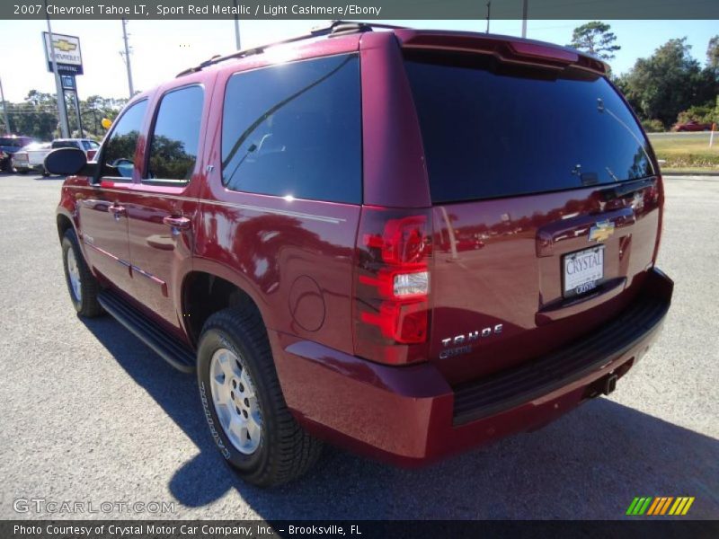 Sport Red Metallic / Light Cashmere/Ebony 2007 Chevrolet Tahoe LT