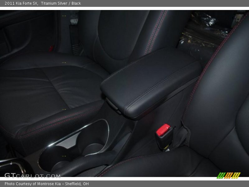 Titanium Silver / Black 2011 Kia Forte SX